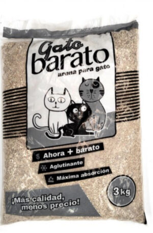 Arena Gato barato sin aroma 3 kg