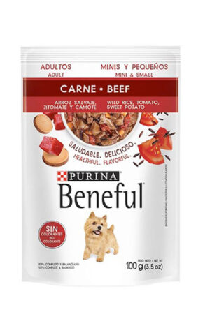 Beneful sobre adulto sabor carne (caja 20 pz)