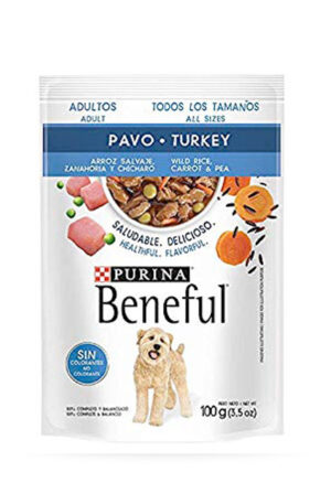 Beneful sobre sabor pavo (caja 20 pz)