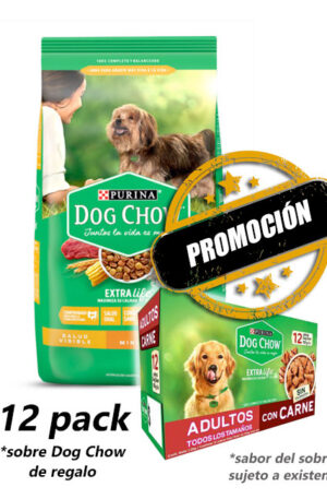 Dog Chow Adultos minis y pequeños 25 kg + 12 pack