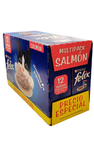 12 pack Felix sobre sabor salmón