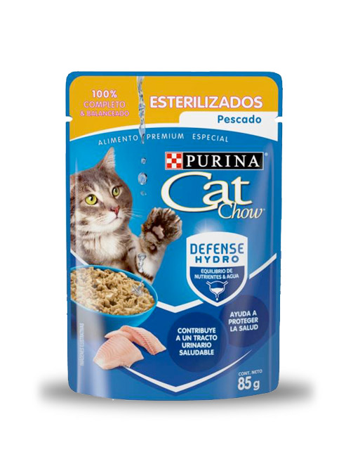 CatChowSobreEstPesc Cat Chow sobre esterilizado sabor pescado (caja 24 pz)