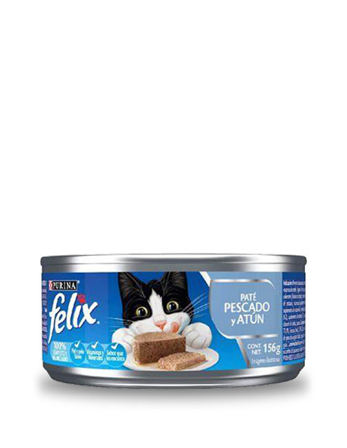 FelixLataPescadoAtun Felix lata paté pescado/atún (caja 24 pz)