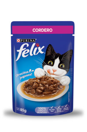 Felix sobre sabor cordero (caja 24 pz)