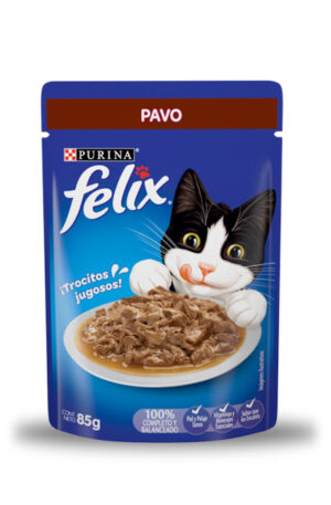 Felix sobre sabor pavo (caja 24 pz)