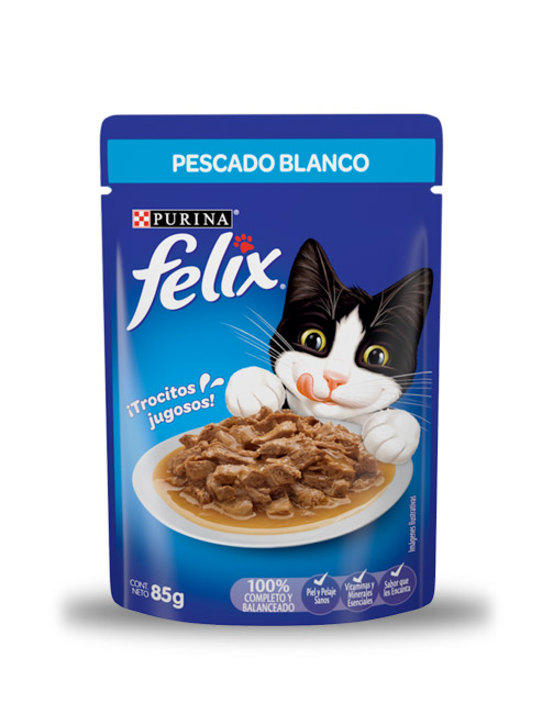 FelixSobrePescBco Felix sobre sabor pescado blanco (caja 24 pz)