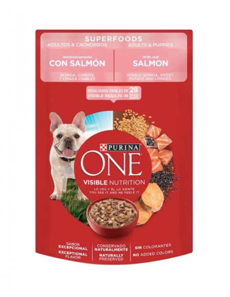 purina-one-adulto-cordero (4) Purina One Perro sobre super alimento salmón adultos y cachorros (caja con 24 pz)