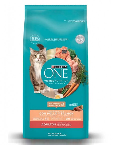 Purina One Gato adulto salmón 7 kg