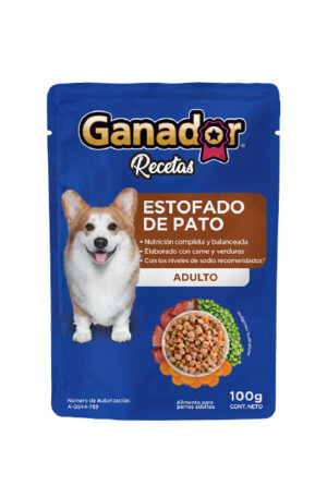 Ganador sobre estofado de pato (caja 22 pz)
