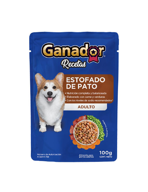 GanadorSobreEstofRes Ganador sobre estofado de pato (caja 22 pz)